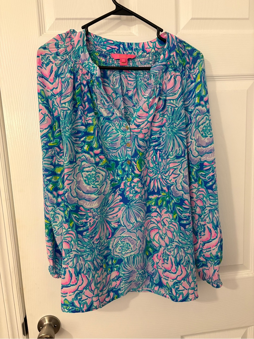 Lilly Pulitzer Elsa silk top